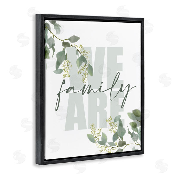 Stupell Industries Kim Allen | We Are Family Peaceful Green Florals
