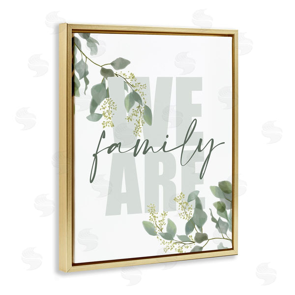 Stupell Industries Kim Allen | We Are Family Peaceful Green Florals