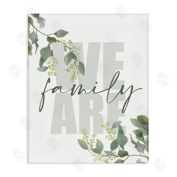 stupell industries Kim Allen | We Are Family Peaceful Green Florals