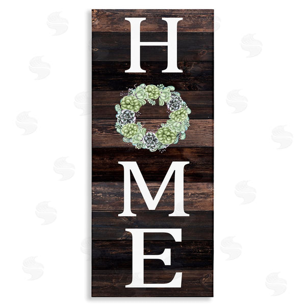 stupell industries Kim Allen | Welcome Home with Succulent Wreath Wall Art