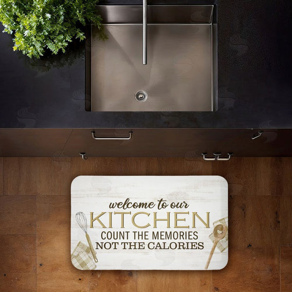 Stupell Industries Kim Allen | Welcome Kitchen Count Memories Anti-Fatigue Mat