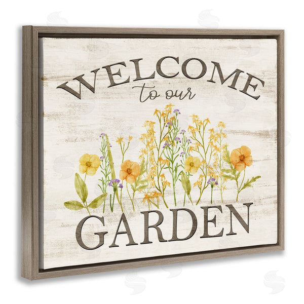Stupell Industries Kim Allen | Welcome To Our Garden Wall Art