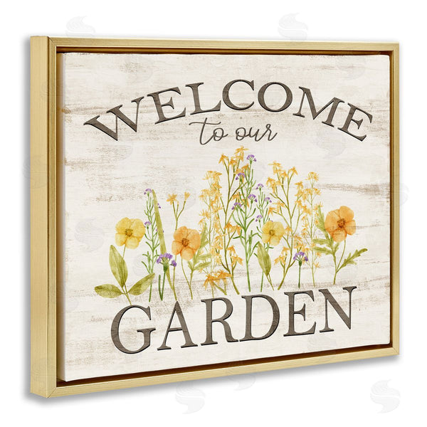 Stupell Industries Kim Allen | Welcome To Our Garden Wall Art