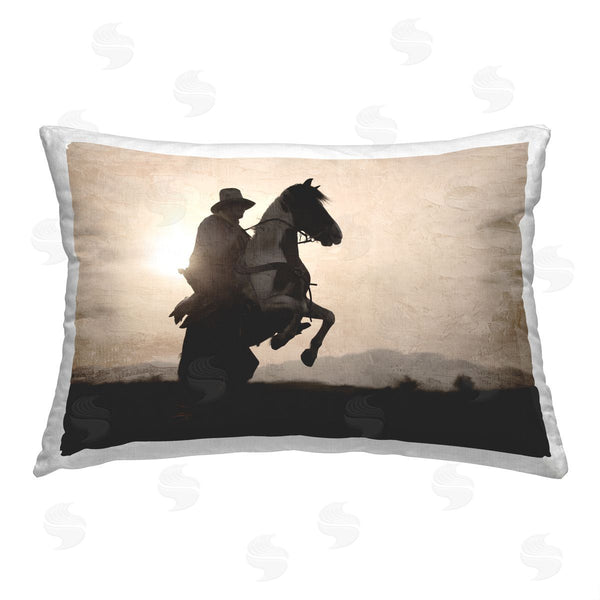 stupell industries Kim Allen | Western Cowboy Silhouette
