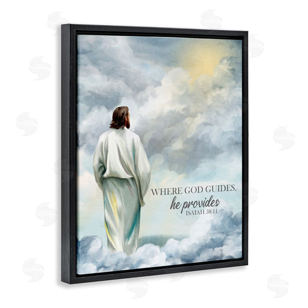 Stupell Industries Kim Allen | Where God Guides In Clouds