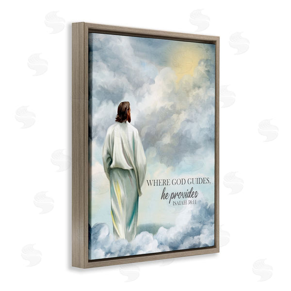 Stupell Industries Kim Allen | Where God Guides In Clouds