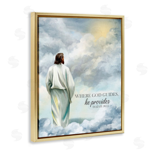 Stupell Industries Kim Allen | Where God Guides In Clouds