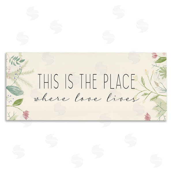 stupell industries Kim Allen | Where Love Lives Floral Charm