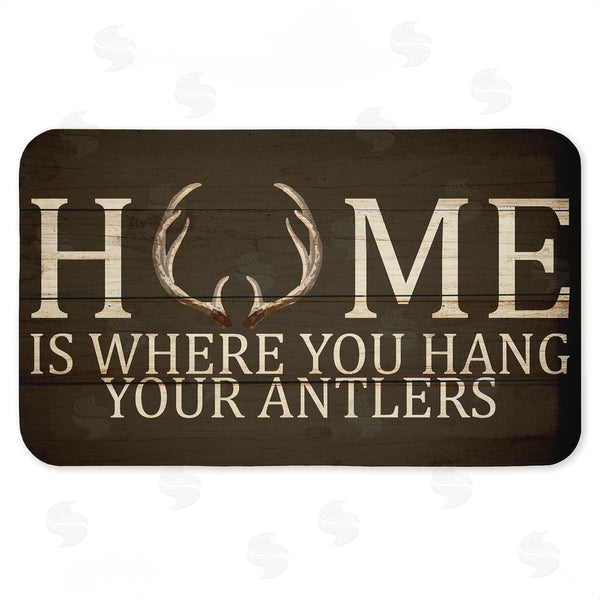 stupell industries Kim Allen | Where You Hang Your Antlers Anti-Fatigue Mat