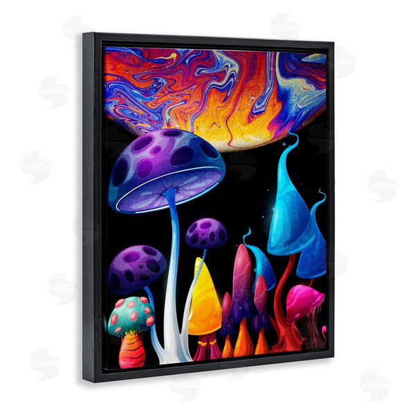 Stupell Industries Kim Allen | Whimsical Mushrooms In Space