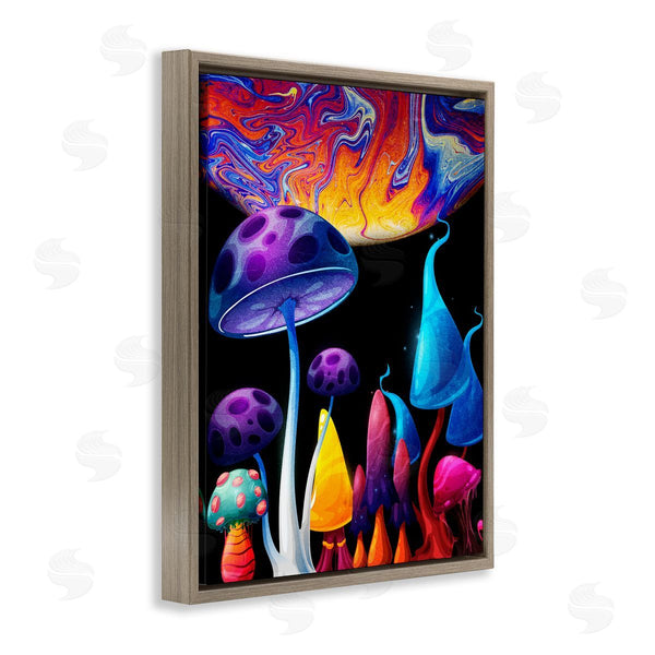 Stupell Industries Kim Allen | Whimsical Mushrooms In Space