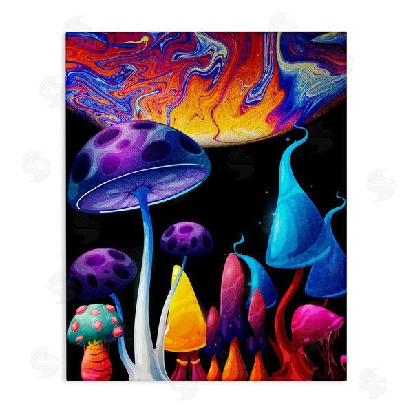 stupell industries Kim Allen | Whimsical Mushrooms in Space