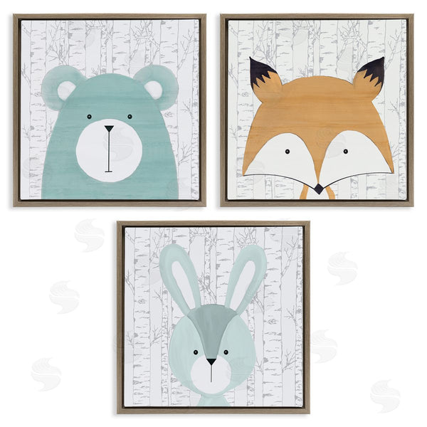 Stupell Industries Kim Allen | Whimsical Woodland Nursery Animals