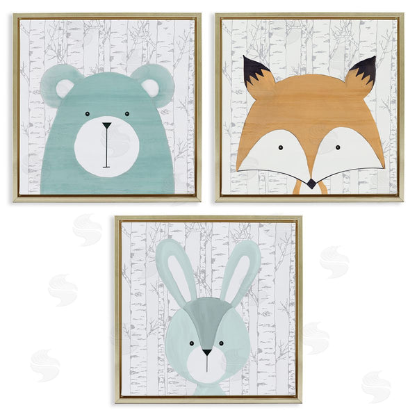 Stupell Industries Kim Allen | Whimsical Woodland Nursery Animals
