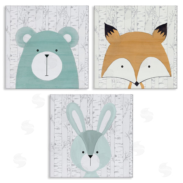 stupell industries Kim Allen | Whimsical Woodland Nursery Animals