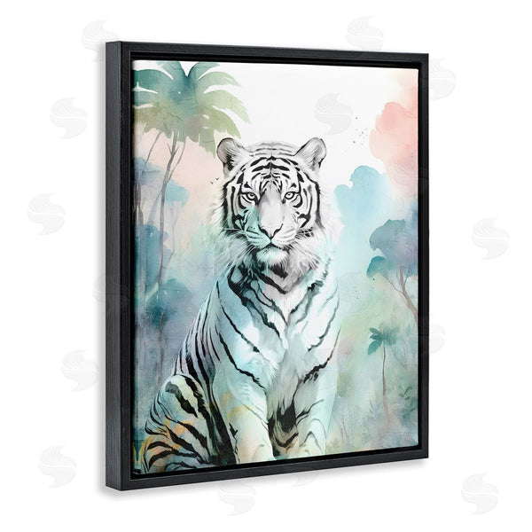 Stupell Industries Kim Allen | White Tiger In Jungle Wall Art