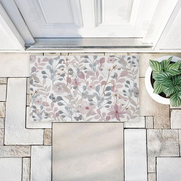 Stupell Industries Kim Allen | Wildflower Hope Botanicals Non-Woven Door Mat