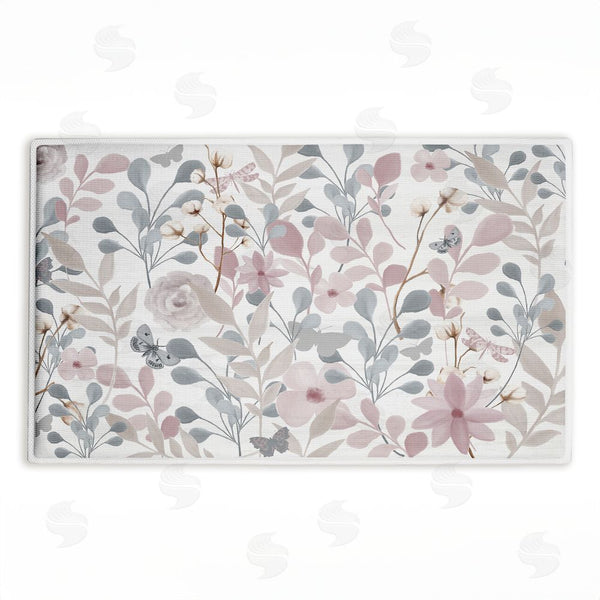 stupell industries Kim Allen | Wildflower Hope Botanicals Plush Bath Mat
