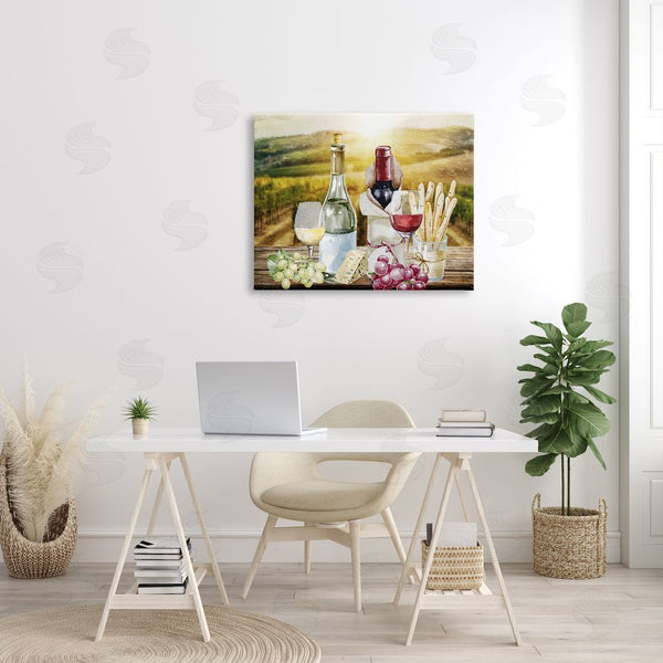 Stupell Industries Kim Allen | Wine In Vineyard Landscape Wall Art