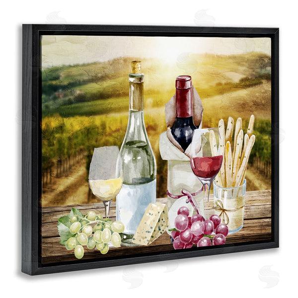 Stupell Industries Kim Allen | Wine In Vineyard Landscape Wall Art