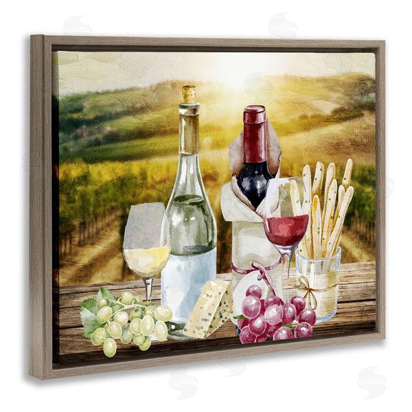 Stupell Industries Kim Allen | Wine In Vineyard Landscape Wall Art