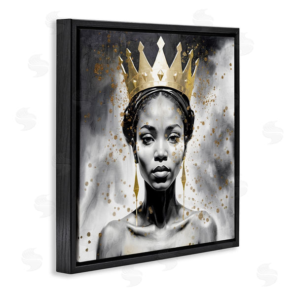 Stupell Industries Kim Allen | Woman In Crown Gazing Wall Art