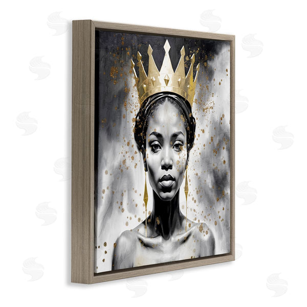 Stupell Industries Kim Allen | Woman In Crown Gazing Wall Art