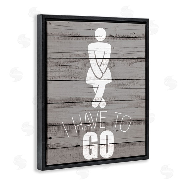 Stupell Industries Kim Allen | Women's Room Have To Go Wall Art