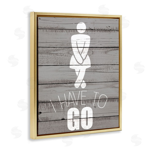Stupell Industries Kim Allen | Women's Room Have To Go Wall Art