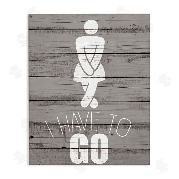stupell industries Kim Allen | Women's Room Have To Go Wall Art