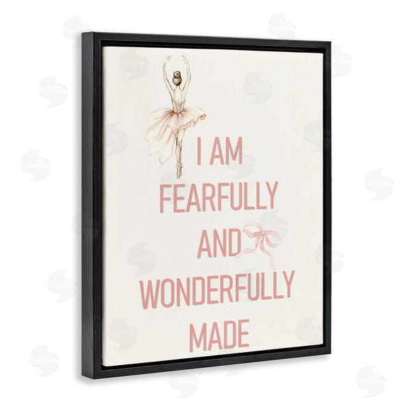 Stupell Industries Kim Allen | Wonderfully Made Ballerina Wall Art
