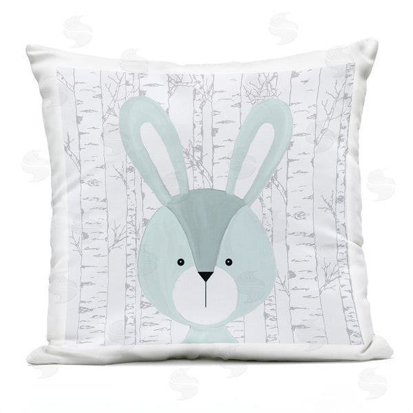 Stupell Industries Kim Allen | Woodland Rabbit On Birch Printed Throw Pillow