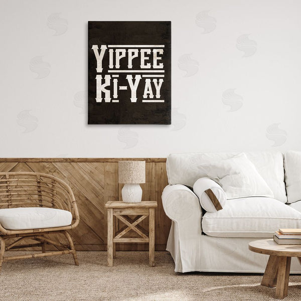 Stupell Industries Kim Allen | Yippie Ki-Yay Saying Wall Art