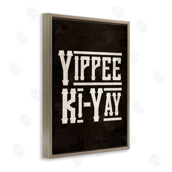 Stupell Industries Kim Allen | Yippie Ki-Yay Saying Wall Art