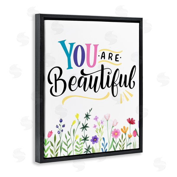 Stupell Industries Kim Allen | You Are Beautiful Encouragement