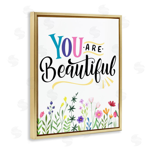 Stupell Industries Kim Allen | You Are Beautiful Encouragement
