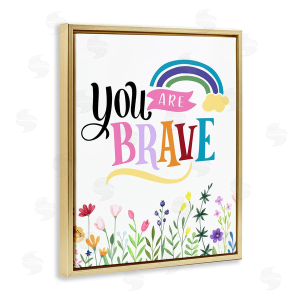 Stupell Industries Kim Allen | You Are Brave Encouragement