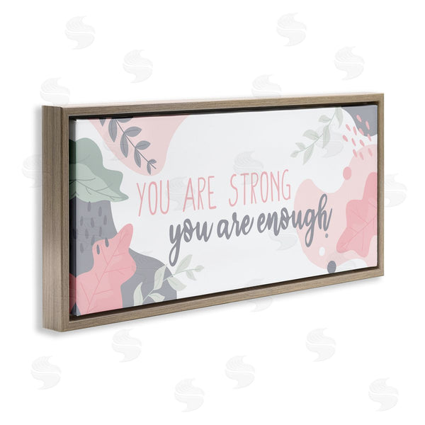 Stupell Industries Kim Allen | You Are Strong Pink Wall Art