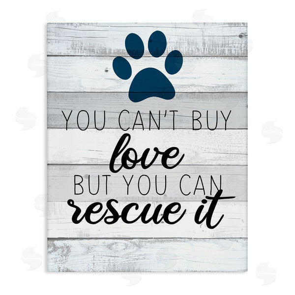 stupell industries Kim Allen | You Cannot Buy Love Dog Paw Inspirational Sign Wall Art