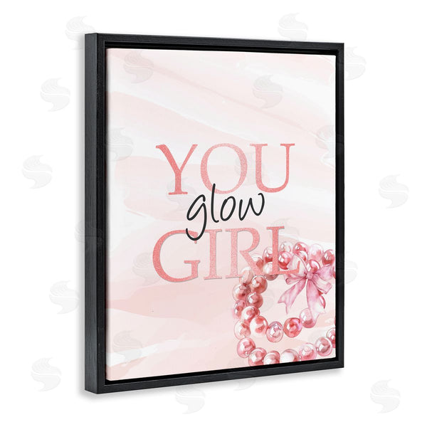 Stupell Industries Kim Allen | You Glow Girl Feminine Wall Art