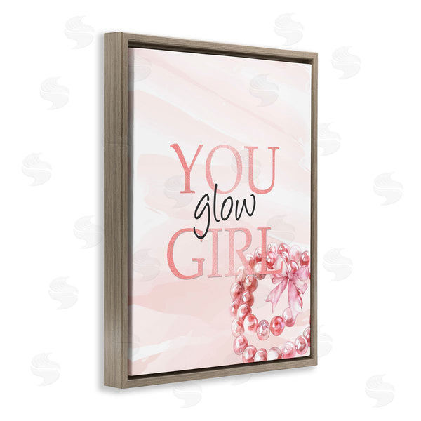 Stupell Industries Kim Allen | You Glow Girl Feminine Wall Art