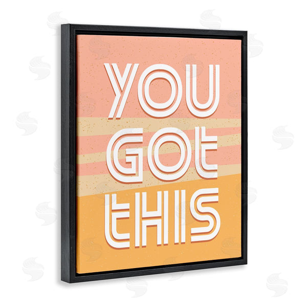 Stupell Industries Kim Allen | You Got This Quote Pink