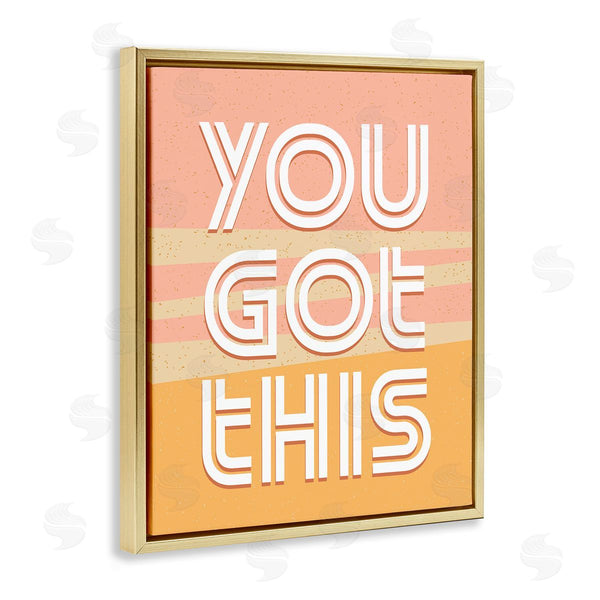 Stupell Industries Kim Allen | You Got This Quote Pink