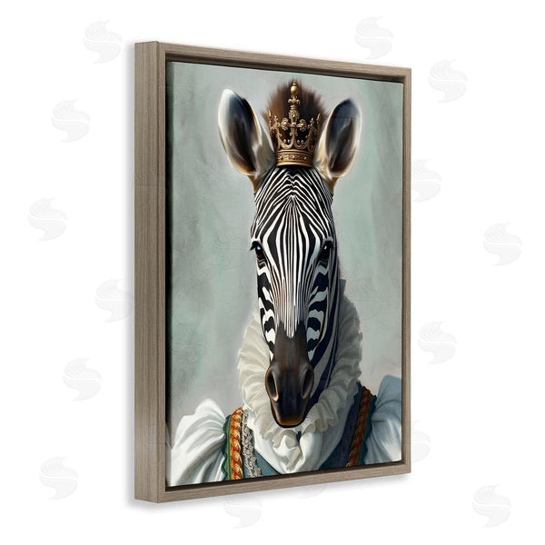Stupell Industries Kim Allen | Zebra Queen Regal Portrait