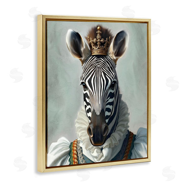 Stupell Industries Kim Allen | Zebra Queen Regal Portrait