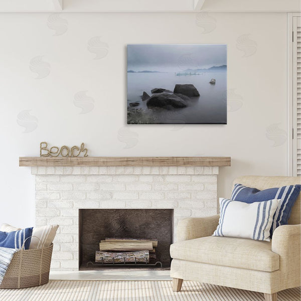 Stupell Industries Kim Curinga | Foggy Sea Landscape Wall Art