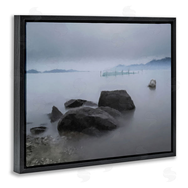 Stupell Industries Kim Curinga | Foggy Sea Landscape Wall Art