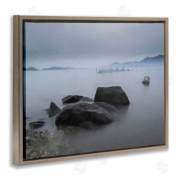 Stupell Industries Kim Curinga | Foggy Sea Landscape Wall Art