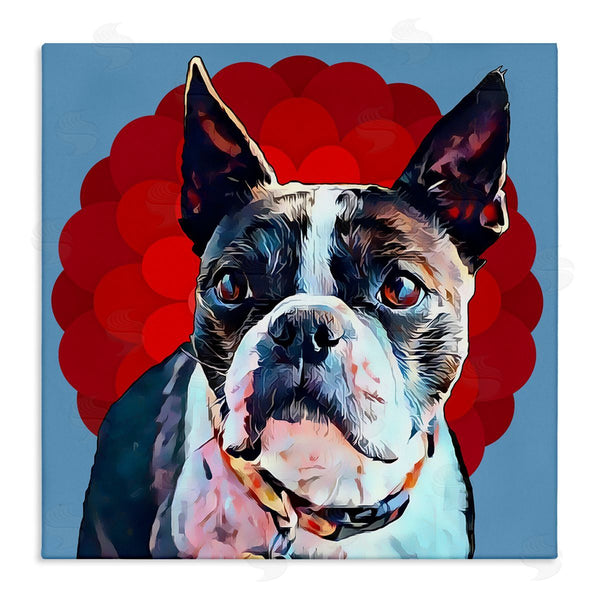 stupell industries Kim Curinga | Terrier Dog Red Pop Art