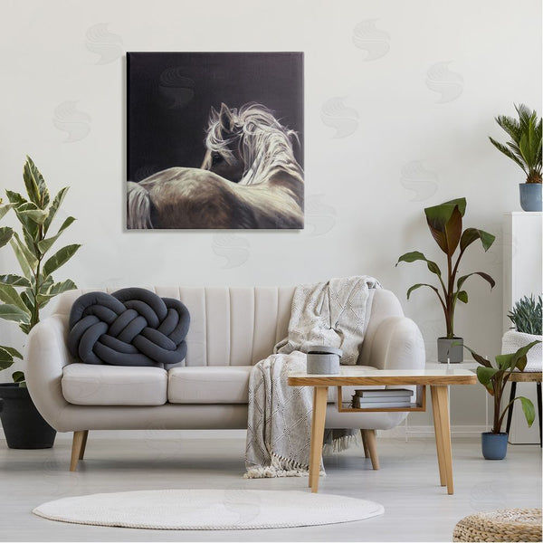 Stupell Industries Kim McElroy | Windblown Horse Mane Portrait Wall Art